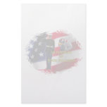 Soldier flag personalized stationery