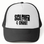 soldier for christ trucker hat
