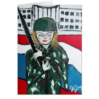 Soldier Girl card