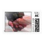 Soldier Holding Child's Hand Postage Stamps