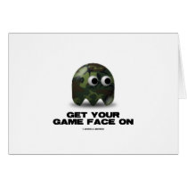 Soldier (Military Camouflage Retro Avatar) Cards