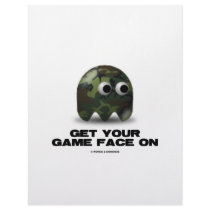 Soldier (Military Camouflage Retro Avatar) Custom Letterhead