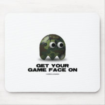 Soldier (Military Camouflage Retro Avatar) Mouse Pads