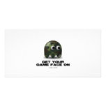 Soldier (Military Camouflage Retro Avatar) Photo Card