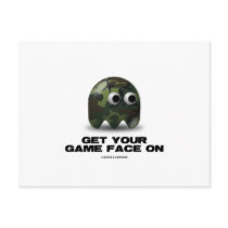 Soldier (Military Camouflage Retro Avatar) Postcard
