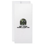 Soldier (Military Camouflage Retro Avatar) Rack Card Template