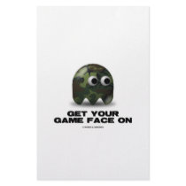 Soldier (Military Camouflage Retro Avatar) stationery