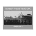 SOLDIER OFF TO GUARD PANAMA CANAL postcards by KABSANNIE SOLDIER OFF TO GUARD PANAMA CANAL postcards