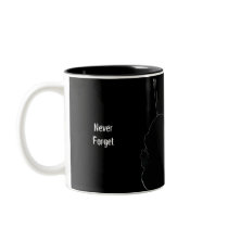 Soldier Silhouette Never Forget Their Service Mug by dragonfly813 Soldier Silhouette Never Forget Their Service Mug