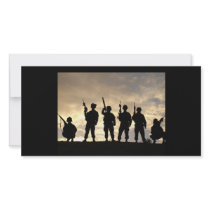 Soldier Silhouettes photo cards by godsays Soldier Silhouettes photo cards
