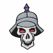 Soldier Skull Embroidered Shirt