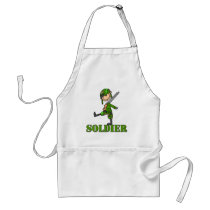 Soldier Stick Figure Aprons