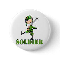 Soldier Stick Figure Buttons
