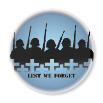 Soldier Tribute Magnet Lest We Forget War Gifts by artist_kim_hunter Soldier Tribute Magnet Lest We Forget War Gifts