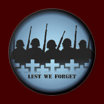 Soldier Tribute Magnet Lest We Forget War Gifts magnets