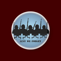 Soldier Tribute Magnet Lest We Forget War Gifts magnets