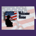 Soldier Welcome Home Card cards