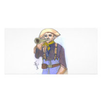 Soldier with Horn photo cards