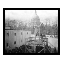 Soldiers and Hangman near the US Capitol 1865 posters