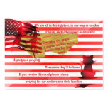 Soldiers And Their Families Business Card Template