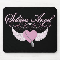 Soldiers Angel Mousepads