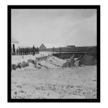 Soldiers at Fort Walker in Hilton Head, SC 1861 posters