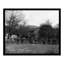 Soldiers by the Appomattox Court House 1865 posters