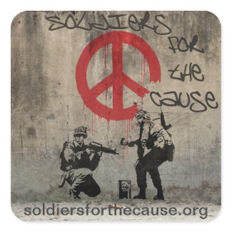 Soldiers for the Cause Stickers sticker