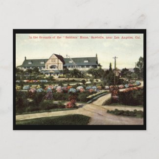 Soldiers Home, Los Angeles, California Vintage postcard