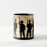 Soldiers in Silhouette mugs