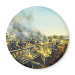 Soldiers in the Sun by Donna Neary Magnets