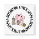 Soldiers Little Man magnets by MilitaryDesigns Soldiers Little Man magnets