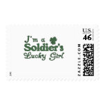 Soldier's Lucky Girl Stamps