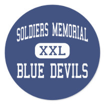 Soldiers Memorial Blue Devils Tazewell stickers