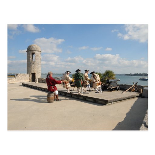 Soldiers of the Castillo de San Marcos Postcards