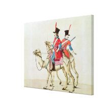 Soldiers of the Dromedary Regiment, 1839 Canvas Print