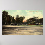 Soldiers Place, Buffalo NY 1908 Vintage Print