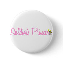 Soldier's Princess Pinback Button