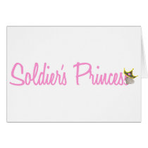 Soldier's Princess Greeting Card