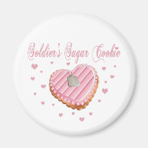 Soldier's Sugar Cookie Magnet