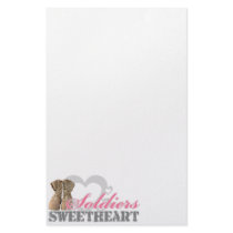 Soldiers Sweetheart Stationery Paper