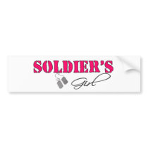SoldiersGirl bumper stickers
