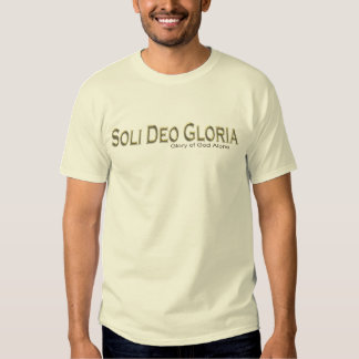 soli deo gloria tshirt