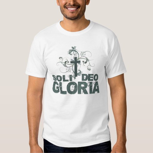 soli deo gloria tshirt