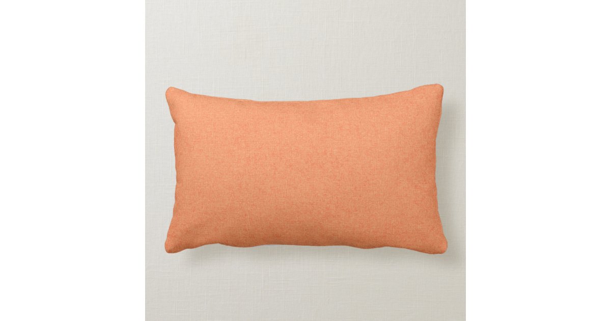 solid03 LIGHT ORANGE PEACH SOLID COLOR DIGITAL WAL Throw Pillow Zazzle