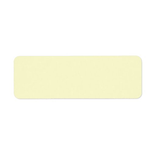 Solid Background FFFFCC Off-White Ivory Labels | Zazzle