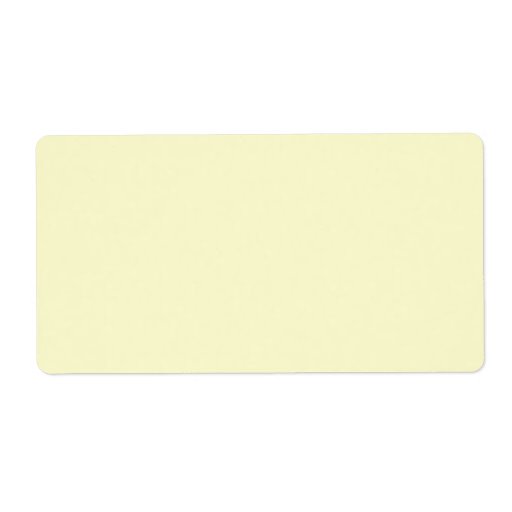 Solid Background FFFFCC Off-White Ivory Labels | Zazzle