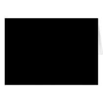 Solid Black Background Web Color 000000 Greeting Card