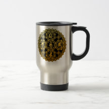 Solid boundary Mandara Coffee Mugs