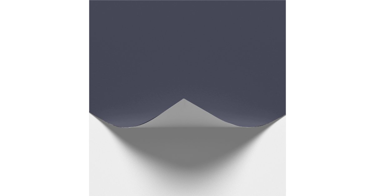 Solid Classic Blue Wrapping Paper / Gift Wrap Zazzle